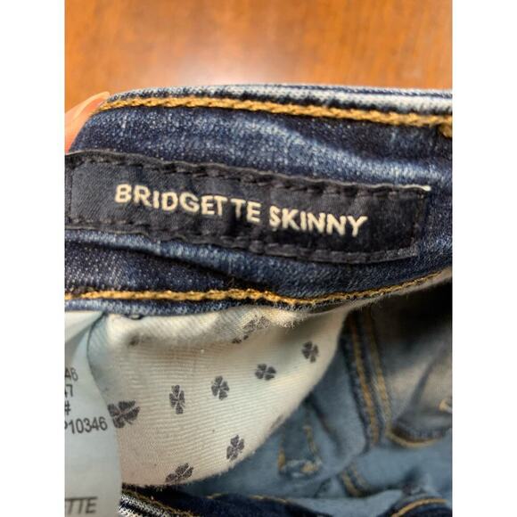 Lucky Brand Bridgette Skinny Ankle Women’s 6/28 Blue Denim Jean Raw Hem Casual - Picture 3 of 11